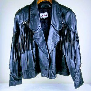 G iii genuine leather jacket with shingles size 2X